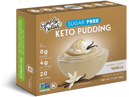 Simply Delish - Sugar Free Keto Pudding - Vanilla Discount