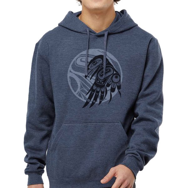 Cotton Blend Pullover Hoodie | Raven Moon by Allan Weir For Discount