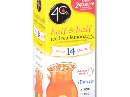 4C Pitcher Pack Drink Mix - Half & Half - 7 packets Hot on Sale