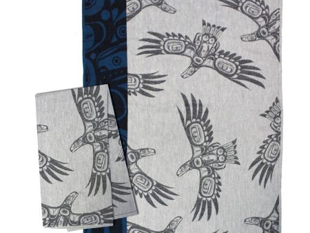 Cotton Jacquard Tea Towel | Soaring Eagle by Corey Bulpitt Online Hot Sale