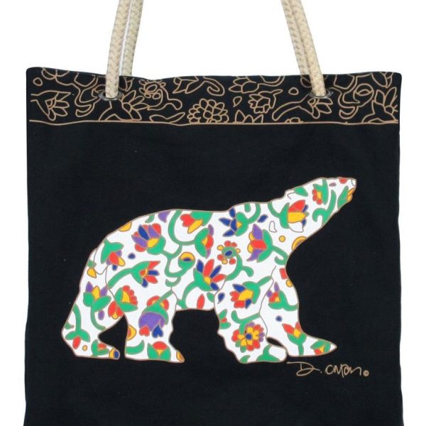 Eco Tote Bag | Spring Bear by Dawn Oman For Sale