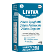 Liviva - Low Carb Keto Pasta - Variety Value Pack of 6 Online Sale