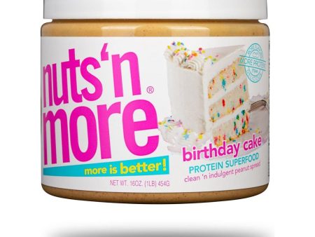 Nuts N More - High Protein Spread - Birthday Cake - 16 oz For Cheap