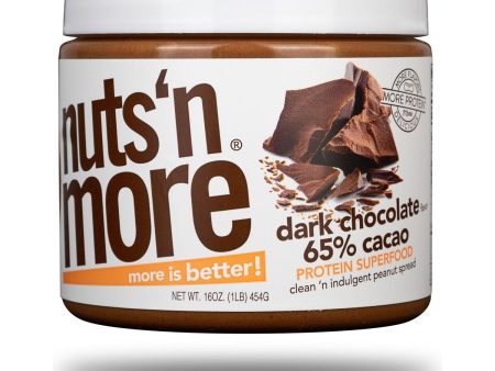 Nuts N More - High Protein Spread - Dark Chocolate - 16 oz Online Hot Sale