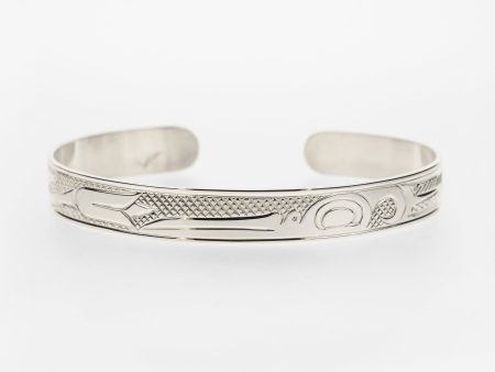 1 4  Sterling Silver Bracelet | Hummingbird by Justin Rivard For Sale