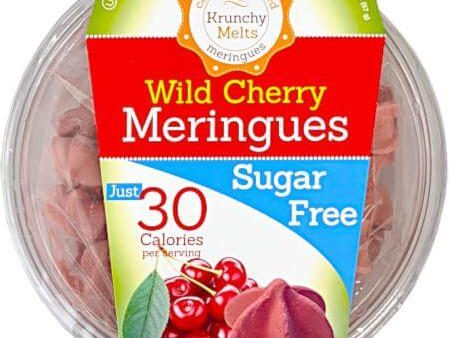 Krunchy Melts - Sugar Free Meringue - Wild Cherry - 2 oz Supply