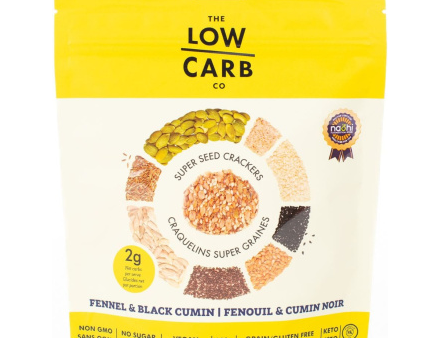 The Low Carb Co - Super Seed Keto Cracker - Fennel & Black Cumin - 101g Sale