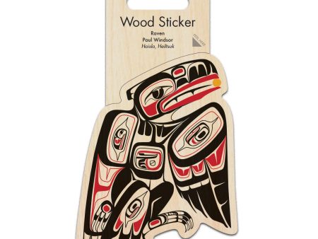 Wood Sticker | Raven by Paul Windsor Sale