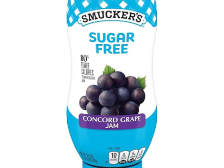 Smuckers - Squeeze Sugar Free Jam - Concord Grape - 16.5oz For Cheap