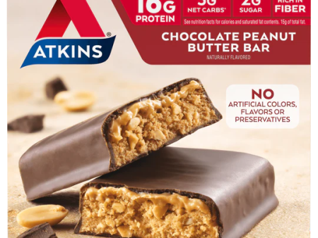 Atkins - Meal Bars- Chocolate Peanut Butter - 5 Bars Online