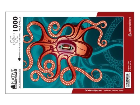 1,000 Piece Jigsaw Puzzle | Nuu (Octopus) by Ernest Swanson Online Hot Sale