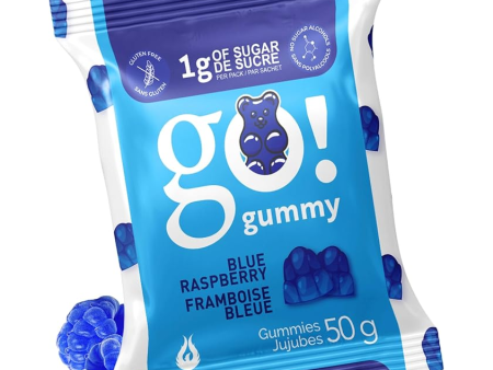 Go Nutrition - Go Gummy - Blue Raspberry - 50g Discount