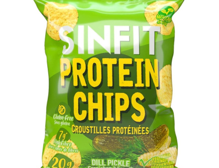 Sinfit - Protein Chips - Dill Pickle - 50g Online Sale