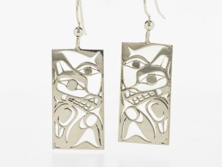 Sterling Silver Earrings | Wolf and Moon by Grant Pauls Discount