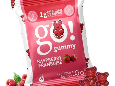 Go Nutrition - Go Gummy -  Raspberry - 50g Online Sale