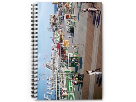 1960 s Hunt s Pier Amusement Pier in Wildwood, NJ - Spiral Notebook - Ruled Line Supply