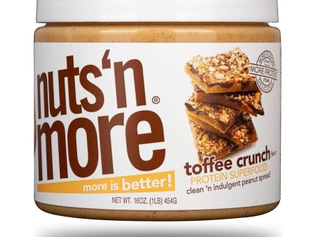 Nuts N More - High Protein Spread - Toffee Crunch - 16 oz Hot on Sale