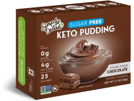 Simply Delish - Sugar Free Keto Pudding - Chocolate Online now