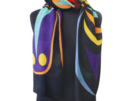 Eco Scarf | Light Saver (Raven) by Maynard Johnny Jr. For Sale