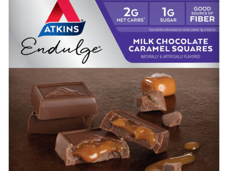 Atkins Endulge - Milk Chocolate Caramel Squares - 6.1 oz. For Cheap