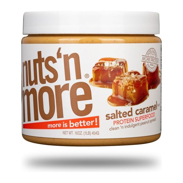 Nuts N More - High Protein Spread - Salted Caramel - 16 oz For Sale