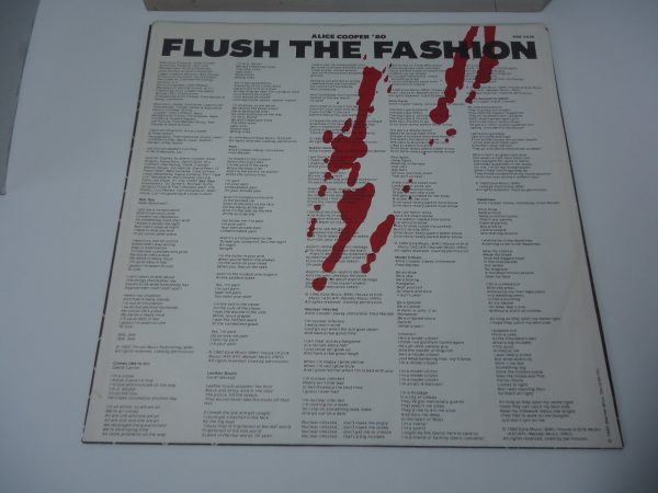 Alice Cooper ‎– Flush The Fashion For Sale